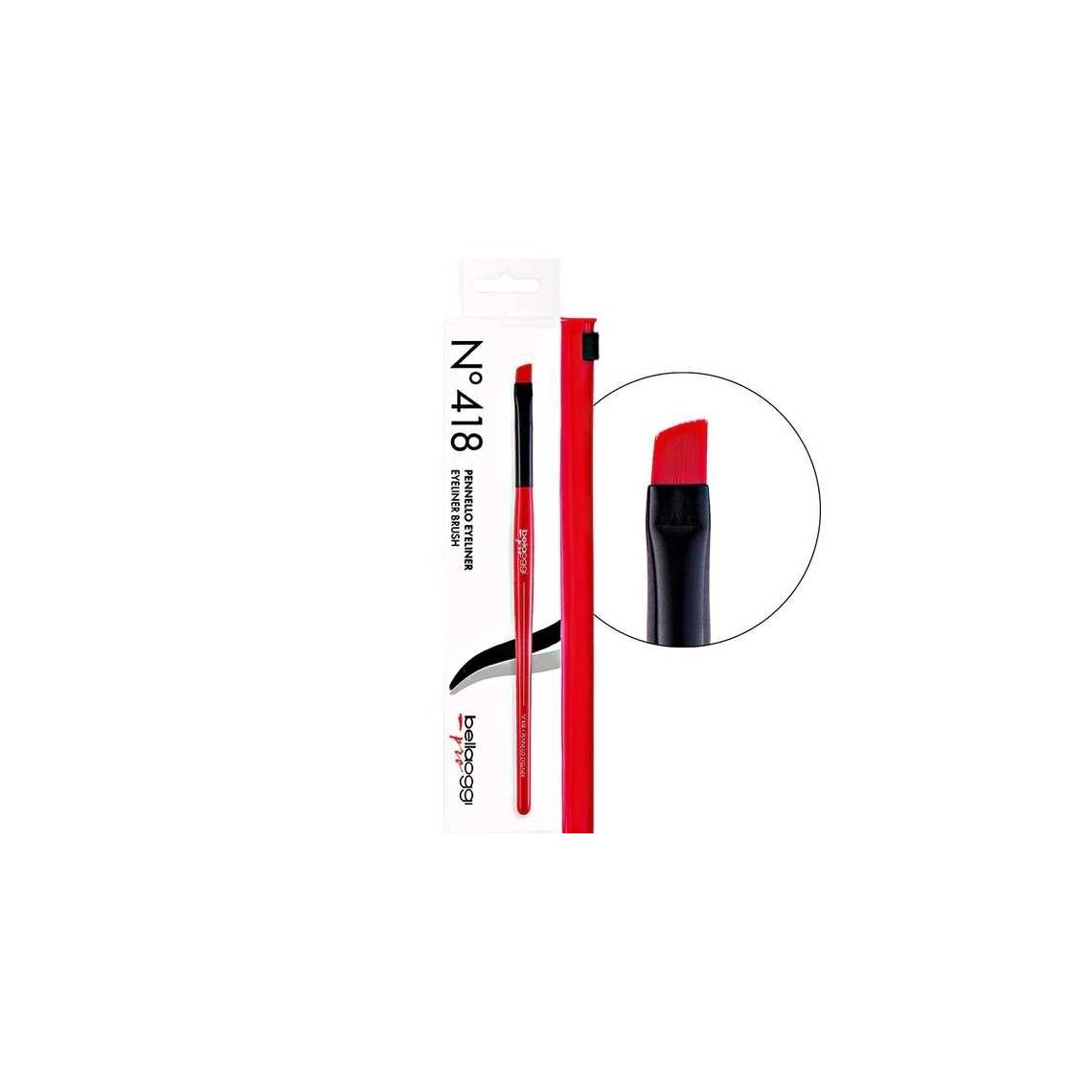 Bella Oggi Pro Pennello Eyeliner 418
