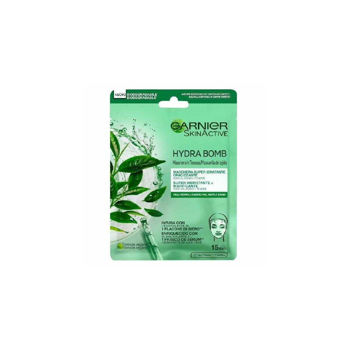 Garnier Hydrabomb Tè Verde Maschera