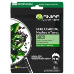 Garnier Pure Charcoal Pelli Miste e Grasse Maschera