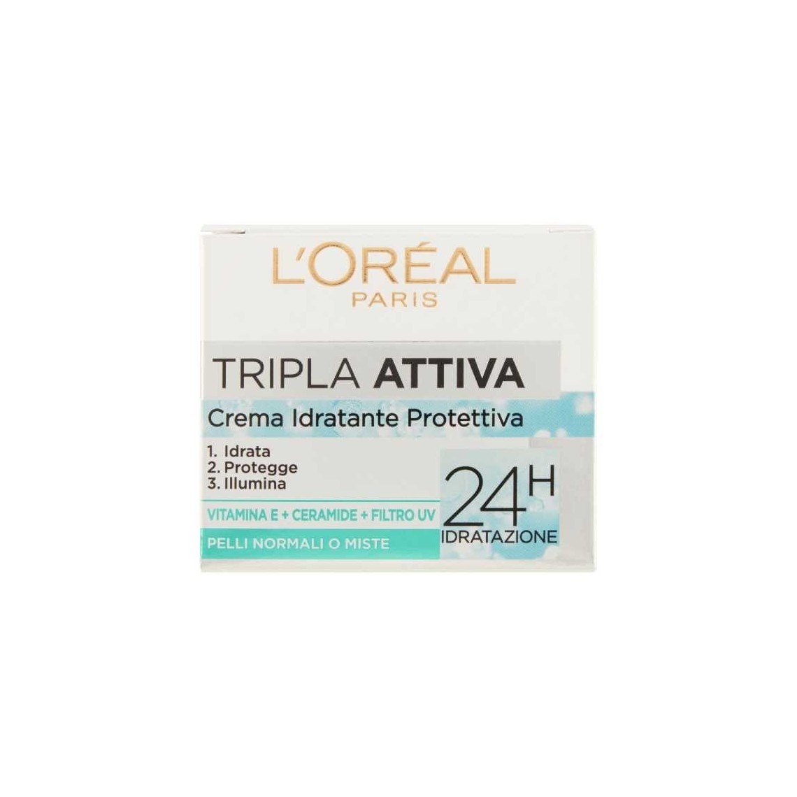 L'oreal Tripla Attiva Crema Viso Pelle Normale o Mista 50ml