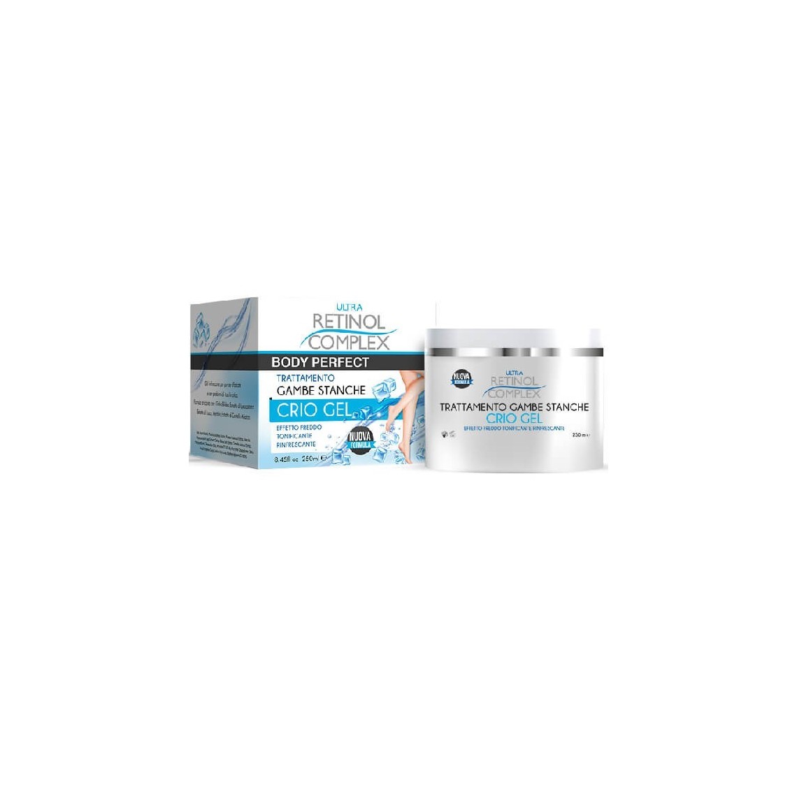 Retinol Complex Trattamento Gambe Stanche Crio Gel 250ml