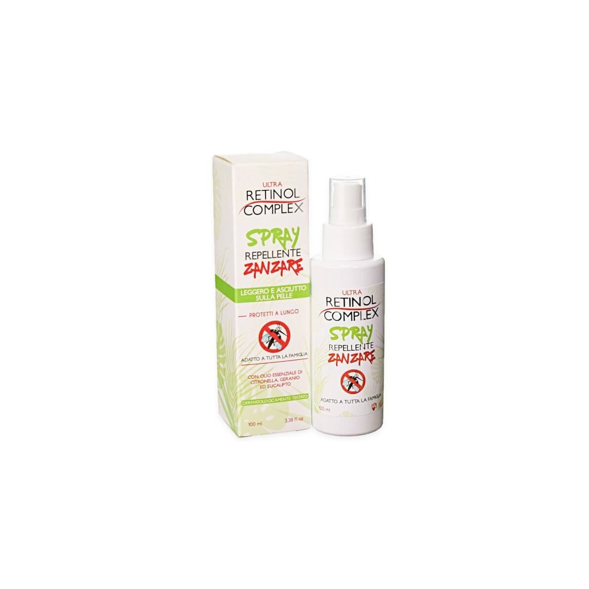 Retinol Complex Spray Repellente Zanzare Protezione 100ml