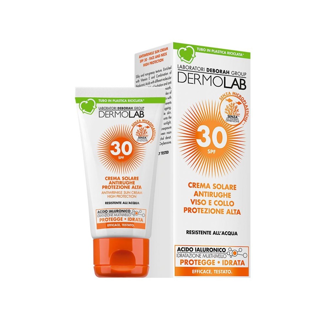 Crema Solare Antirughe Viso SPF 30 | Dermolab 50ml