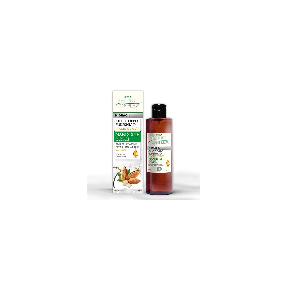 Retinol Complex Olio Corpo Eudermico Mandorle Dolci 200ml