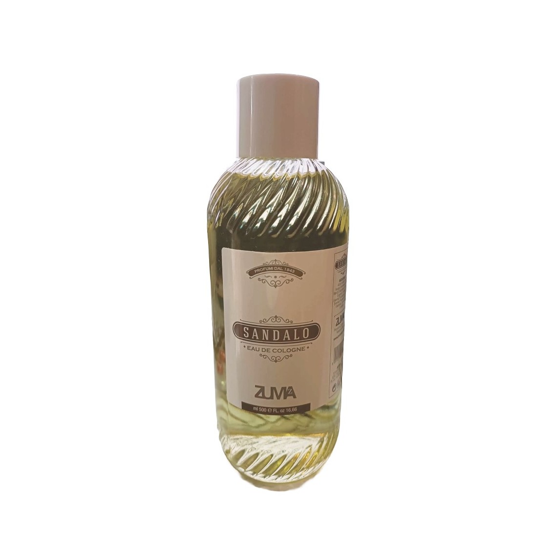 Zuma Sandalo Eau de Cologne 500ml | Profumo Maschile Legnoso