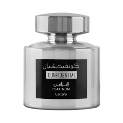 Lattafa Confidential Platinum Eau de Parfum 100ml spray
