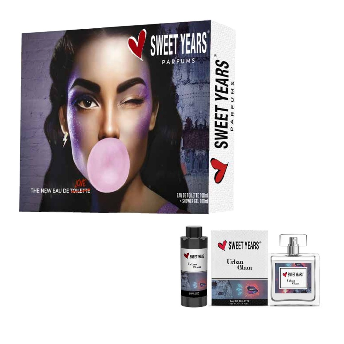 Sweet Years Urban Glam Cofanetto 2024 edt 100ml e Shower Gel