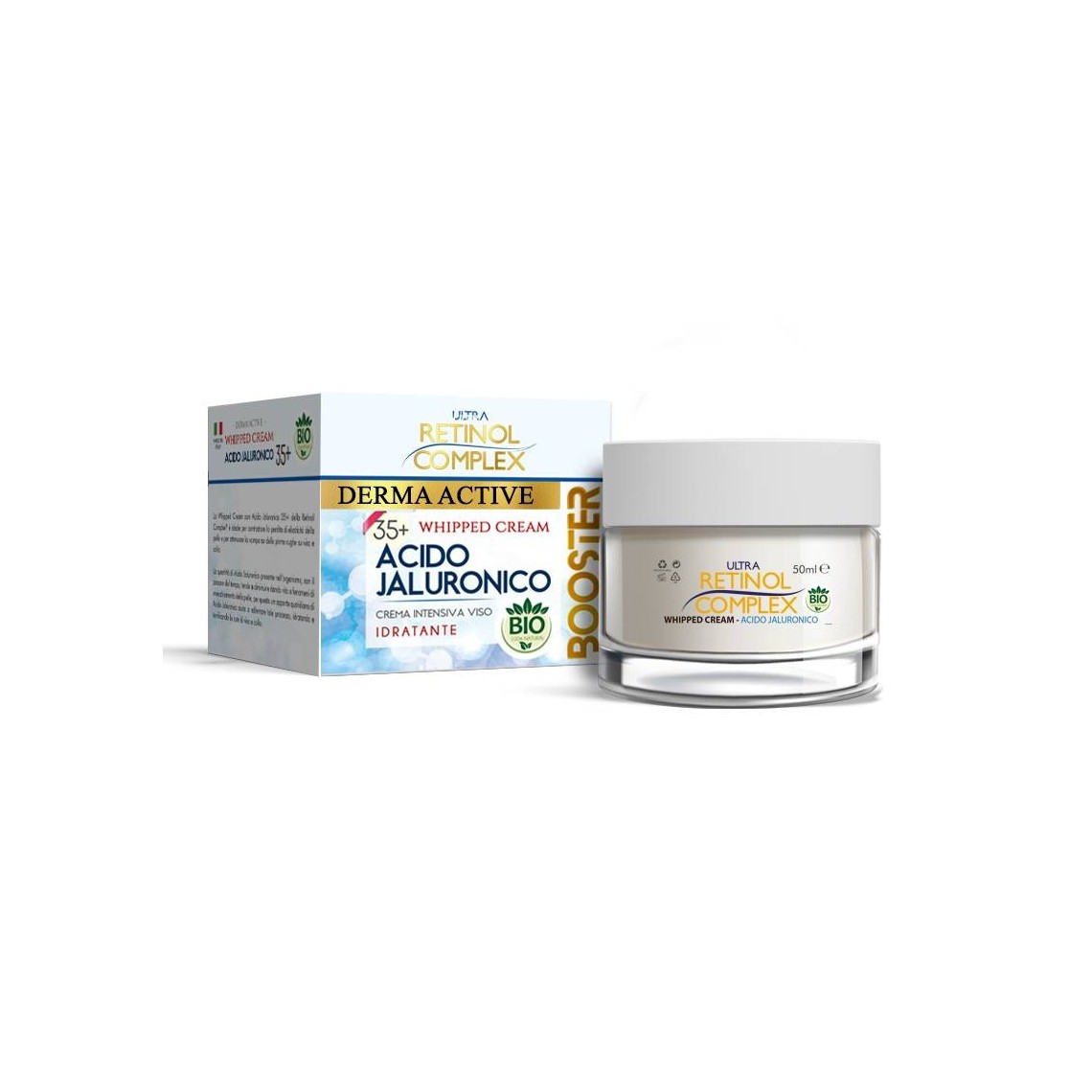 Retinol Complex Crema Viso Whipped Acido Jaluronico Idratante 50ml