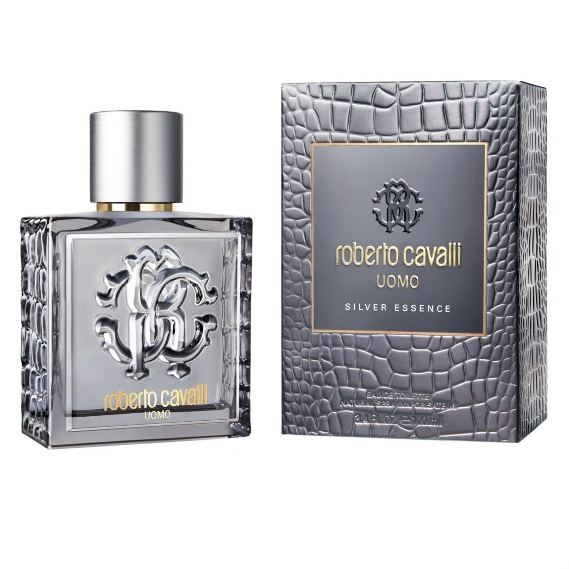 Roberto Cavalli Uomo Silver Essence Eau de Toilette 100ml
