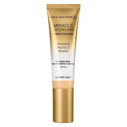 Maxfactor Fondotinta Miracle Second Skin con Latte di Cocco SPF20