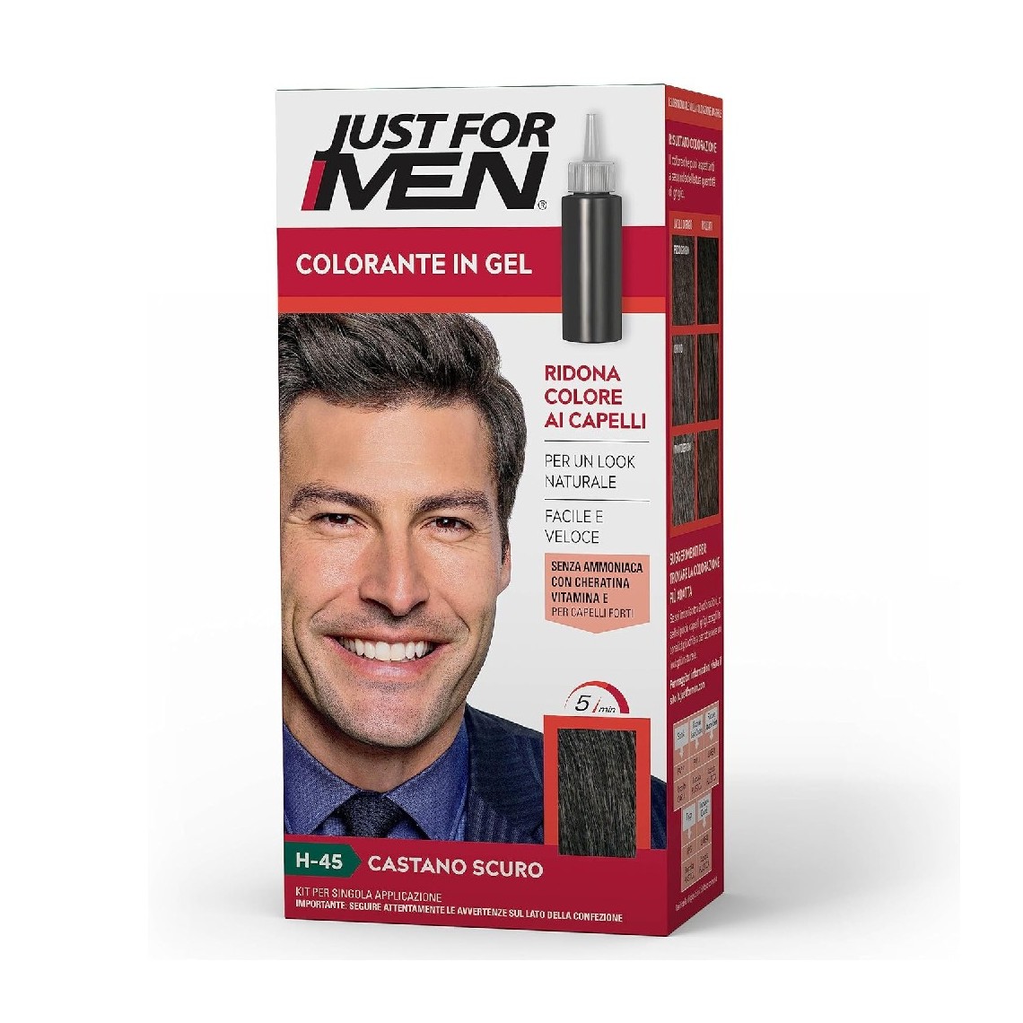 Just For Men Shampoo Colorante Castano Scuro