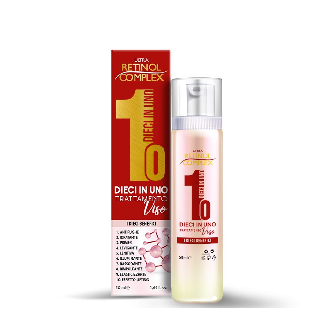 Retinol Complex Trattamento Dieci in Uno Viso 50ml