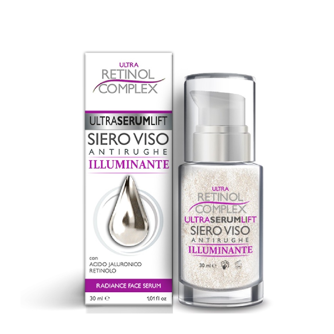 Retinol Complex Siero Viso Antirughe Illuminante 30ml