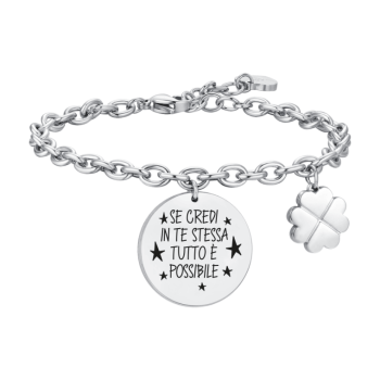 LUCA BARRA BRACCIALE DONNA IN ACCIAIO