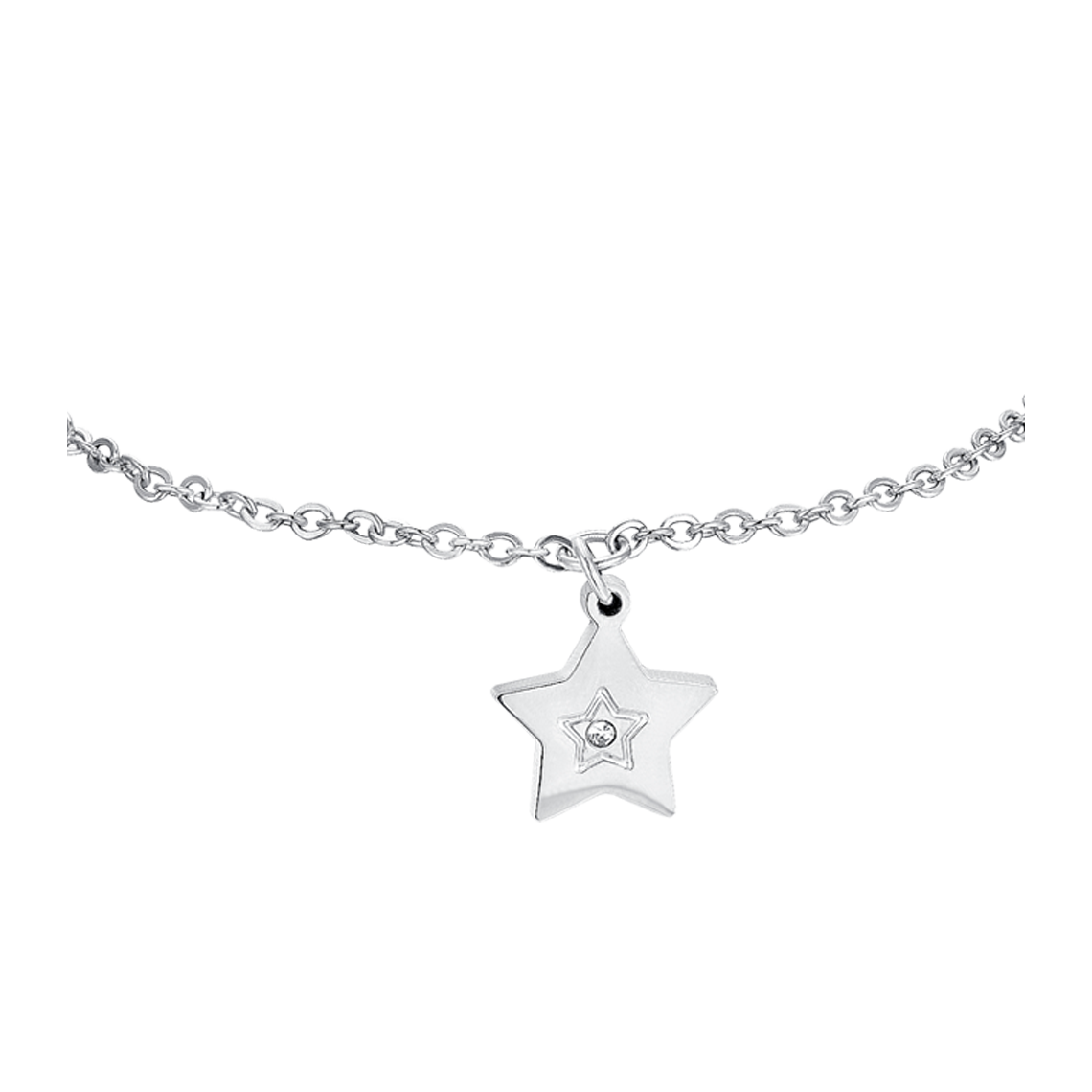 DESIGN - Bracciale A Fascia Dorato Con Strass A Forma Di Stella In Acciaio Inossidabile Resistente Allacqua Con Sacchettino Regalo