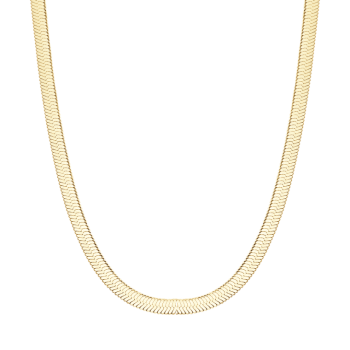 LUCA BARRA COLLANA DONNA SNAKE IN ACCIAIO IP GOLD