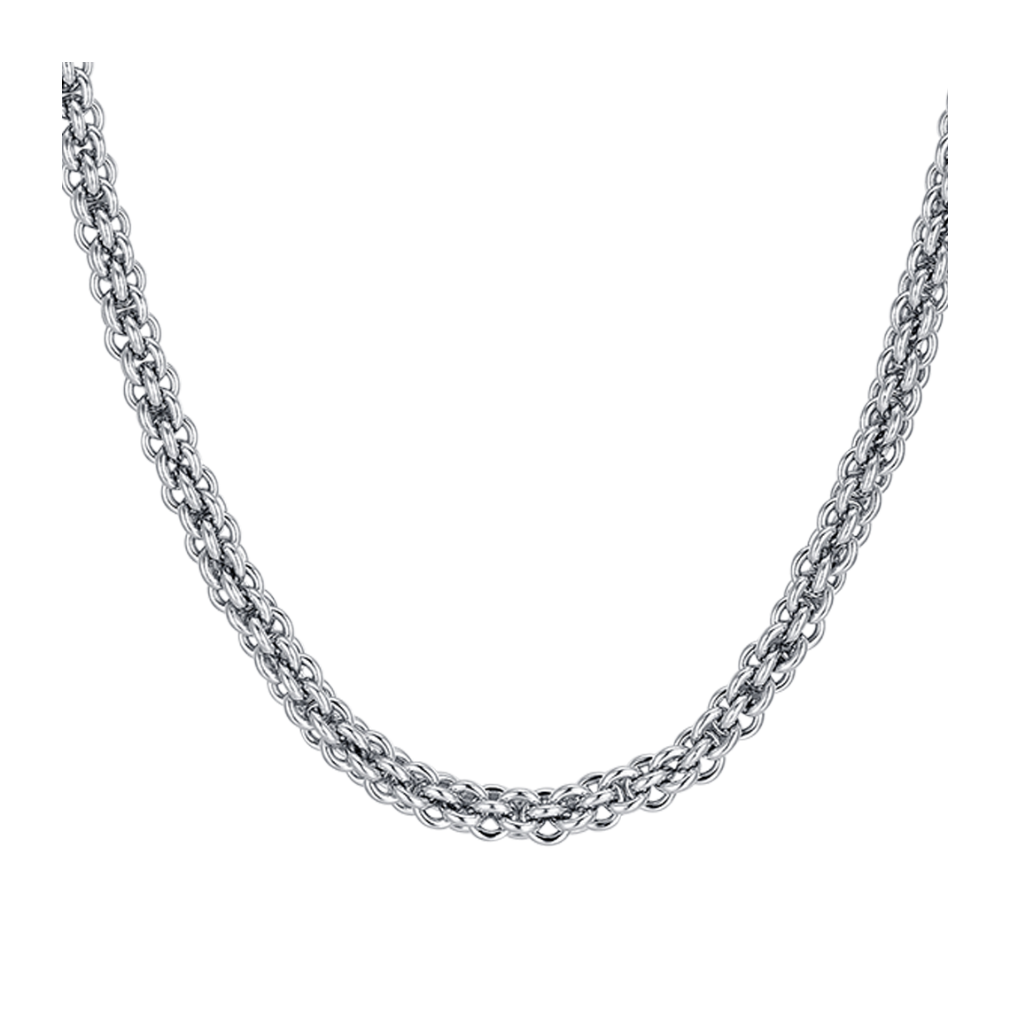 Akzent Vissam Collana Uomo In Acciaio Inox – Lunghezza 50-80 Cm, Spessore 5 Mm, Chiusura A Moschettone - 2