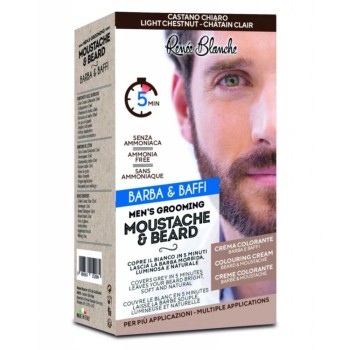 Renee Blanche Moustache&Beard Castano Chiaro Barba e Baffi
