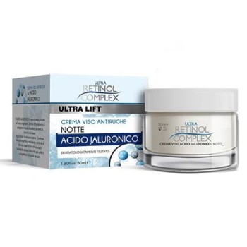 Retinol Complex Crema Viso Notte Acido Ialuronico Antirughe 50ml