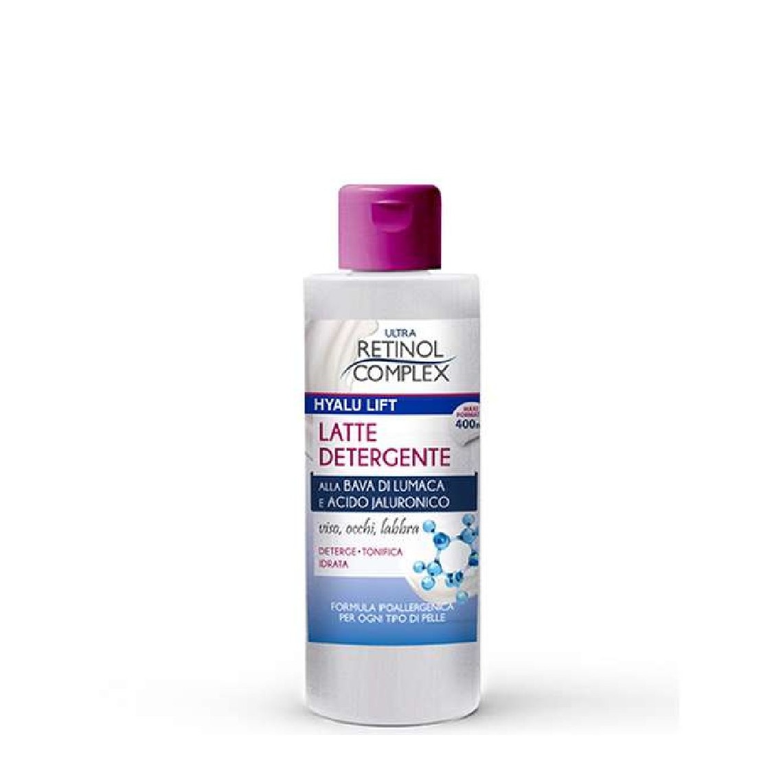 Retinol Complex Latte Detergente Bava Lumaca