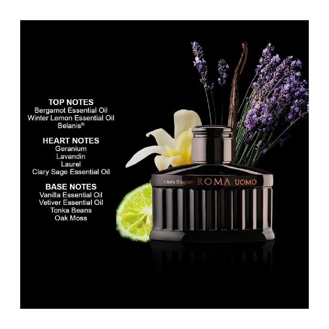Laura Biagiotti Roma Uomo Nero Estremo Eau de Parfum Intense