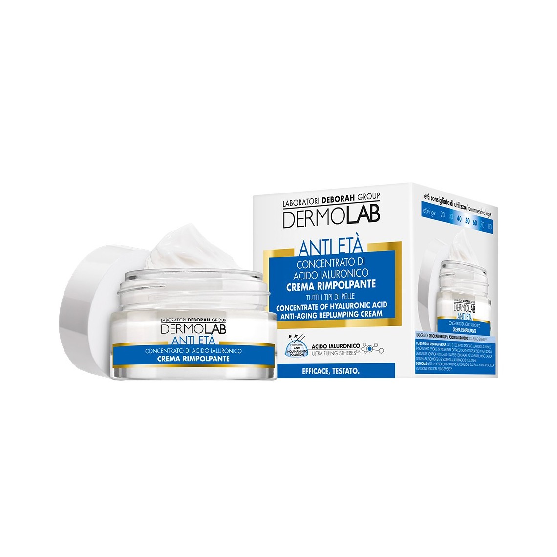 Dermolab Crema Rimpolpante Anti Eta Concentrato