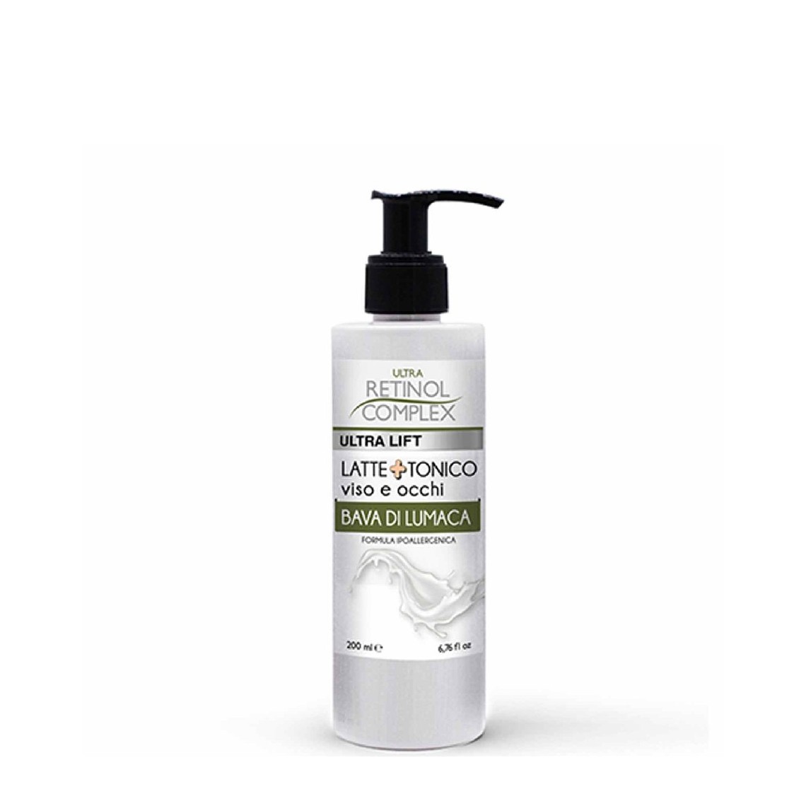 Retinol Complex Latte e Tonico Viso Occhi Bava Lumaca 200ml
