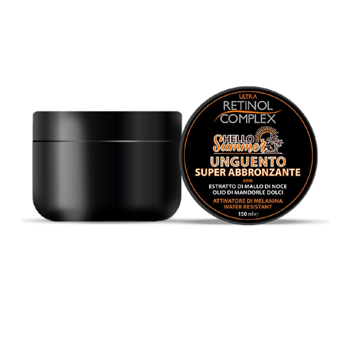 Unguento Super Abbronzante Mallo di Noce 150ml | Retinol Complex