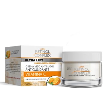 Retinol Complex Crema Viso Antiossidante Vitamina C Antirughe 50ml