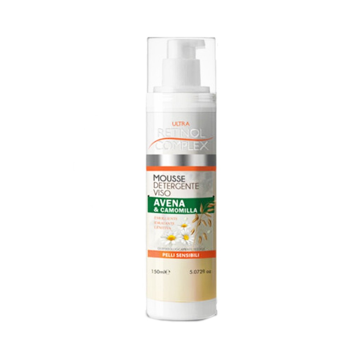 Retinol Complex Mousse Detergente Viso Avena&Camomilla 150ml