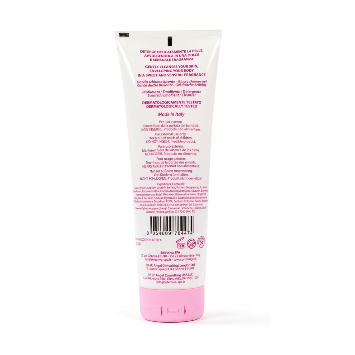 Aquolina Pink Sugar Glossy Shower Gel 250ml | Bagnoschiuma Dolce