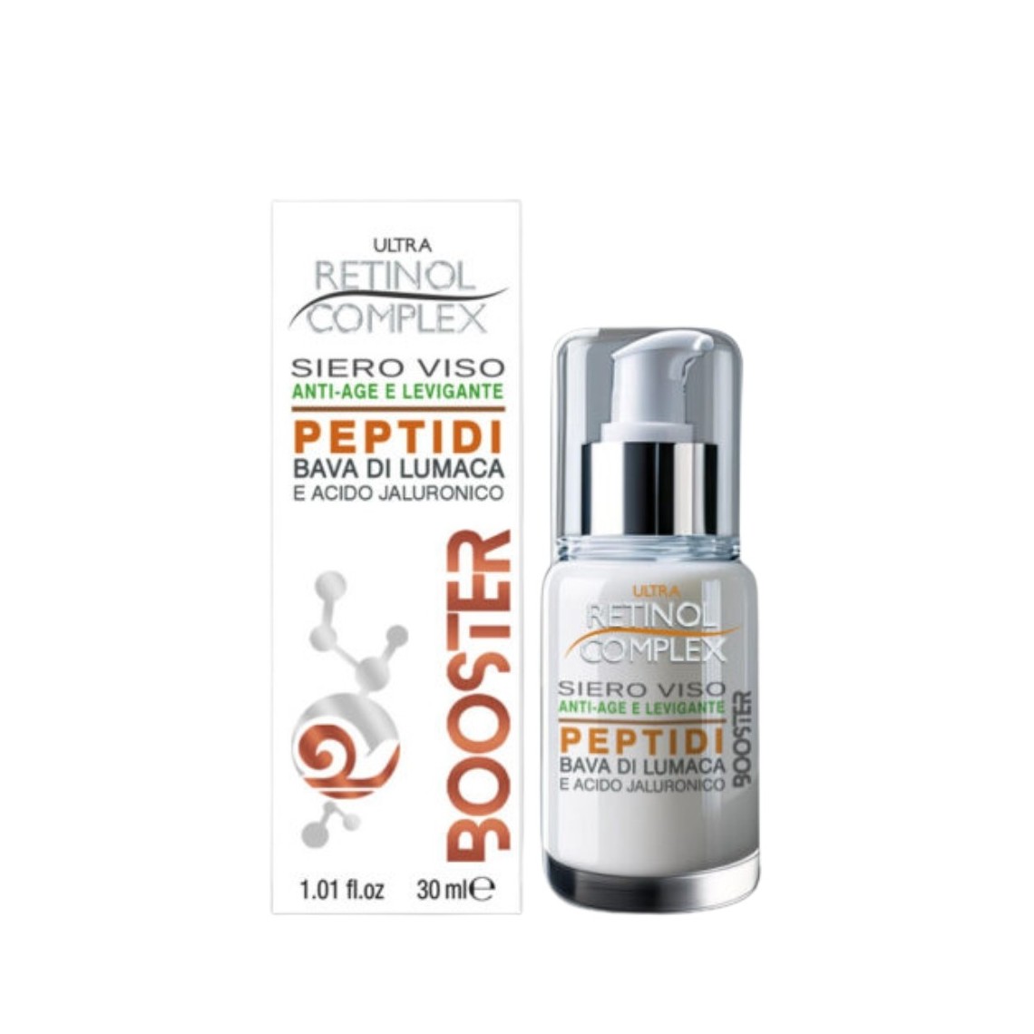 Retinol Complex Siero Viso Peptidi Bava di Lumaca 30ml