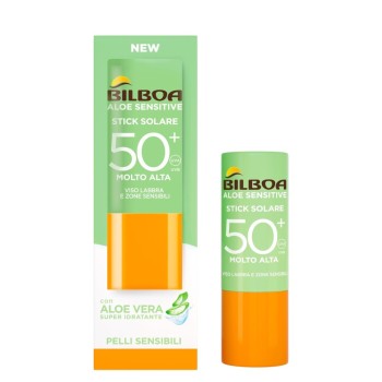 Bilboa Stick Solare SPF 50+ Aloe Vera | Molto Alta Protezione