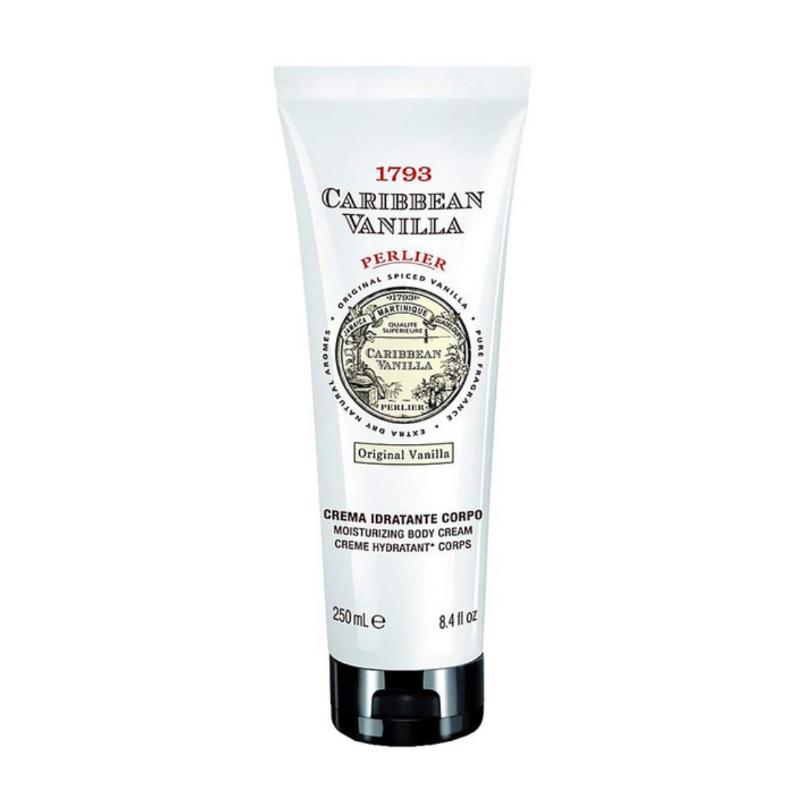 Perlier Caribbean Vanilla Crema Corpo 250ml | Idratante Vaniglia