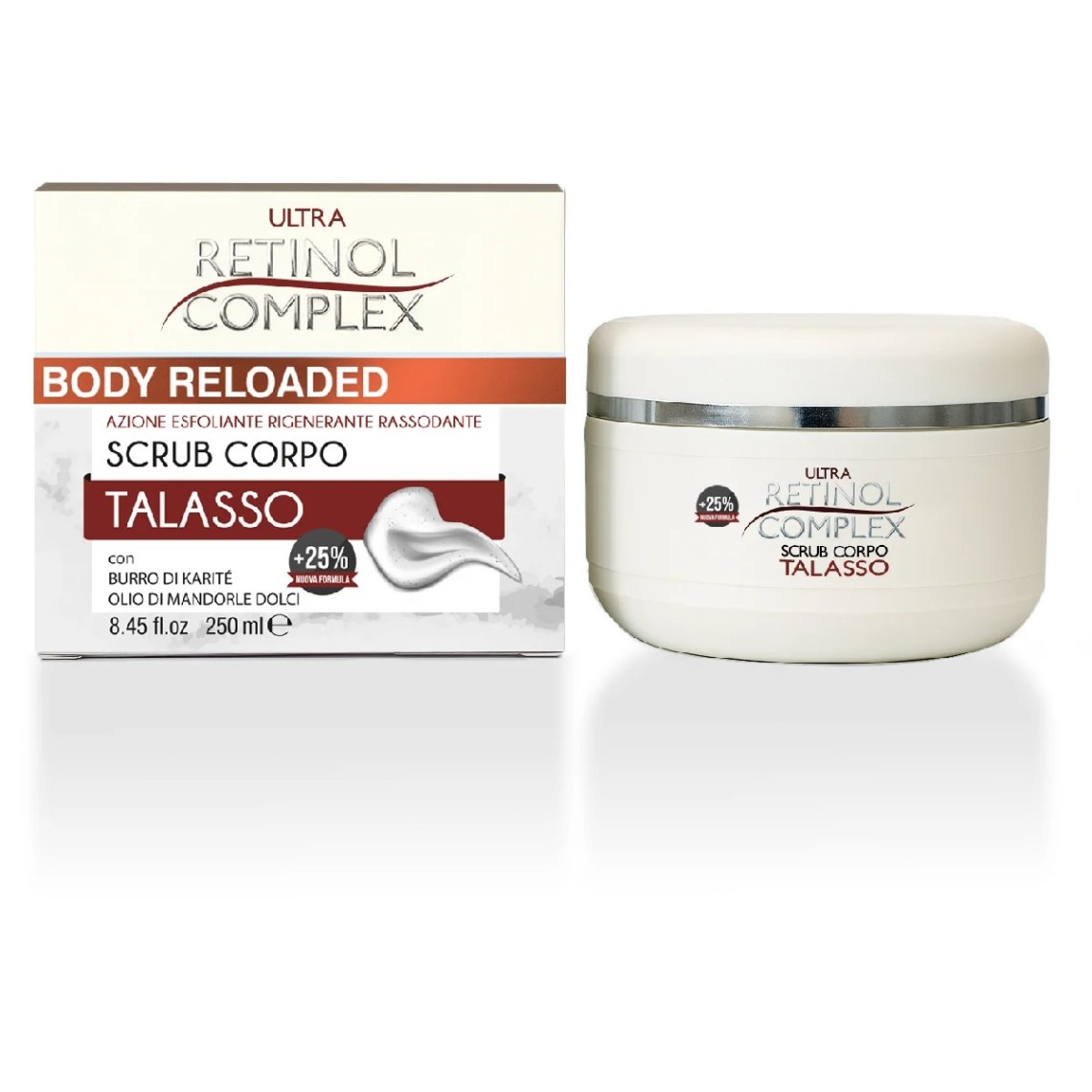 Retinol Complex Scrub Corpo Talasso Esfoliante 250ml