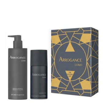 Arrogance Uomo Cofanetto Shower Gel 400ml + Deodorante 150ml