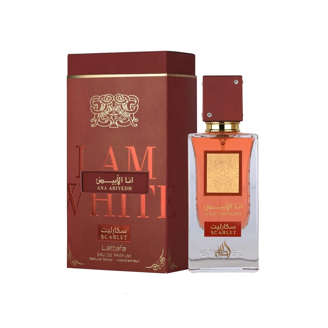 Lattafa Ana Abiyedh Scarlet EDP 60ml | Ciliegia & Rosa