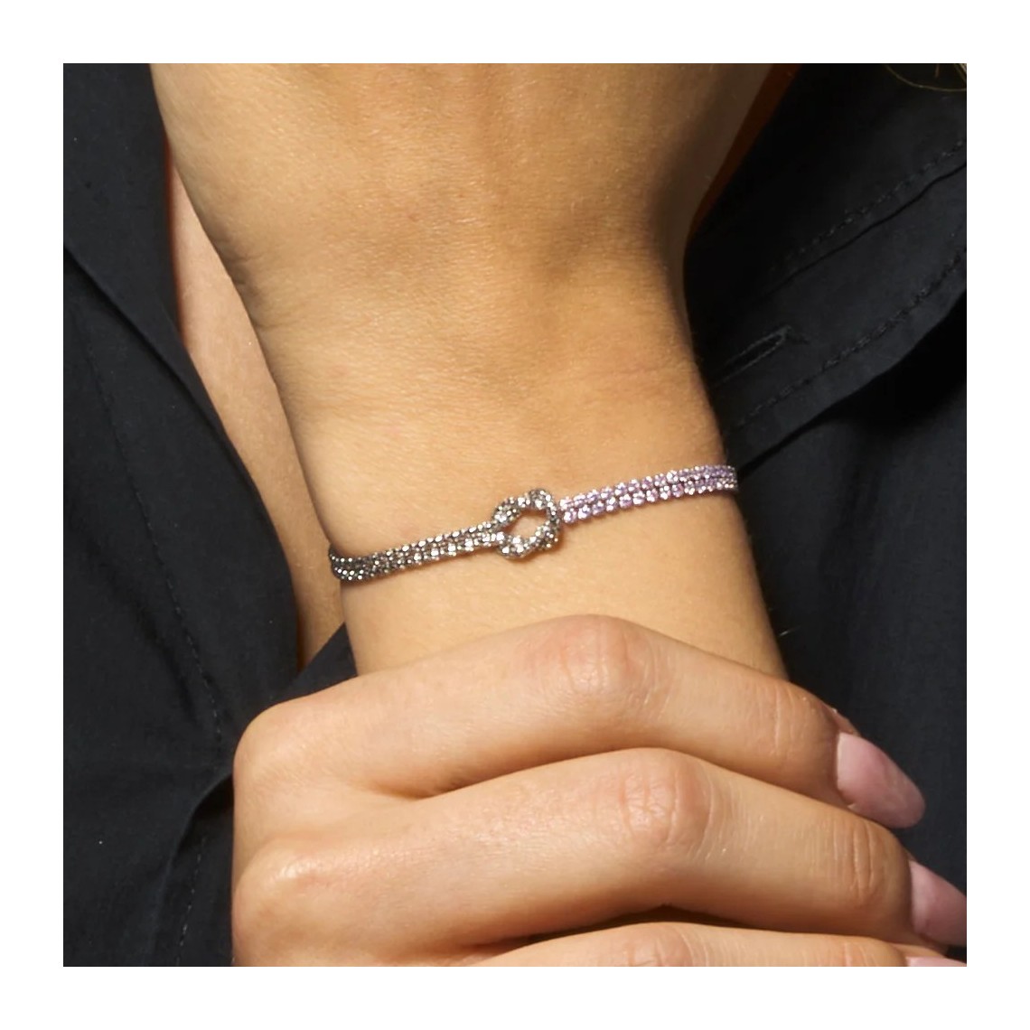 Liebeskind Bracciale In Acciaio Inox Placcato Oro, Due File, Modello LJ-B-20, 20 Cm