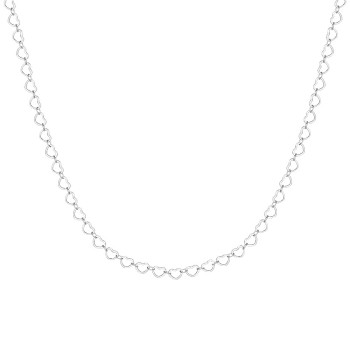 Luca Barra Collana Donna in Acciaio con Cuori CK2239