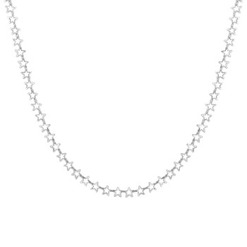 Luca Barra Collana Donna in Acciaio con Stelle CK2243