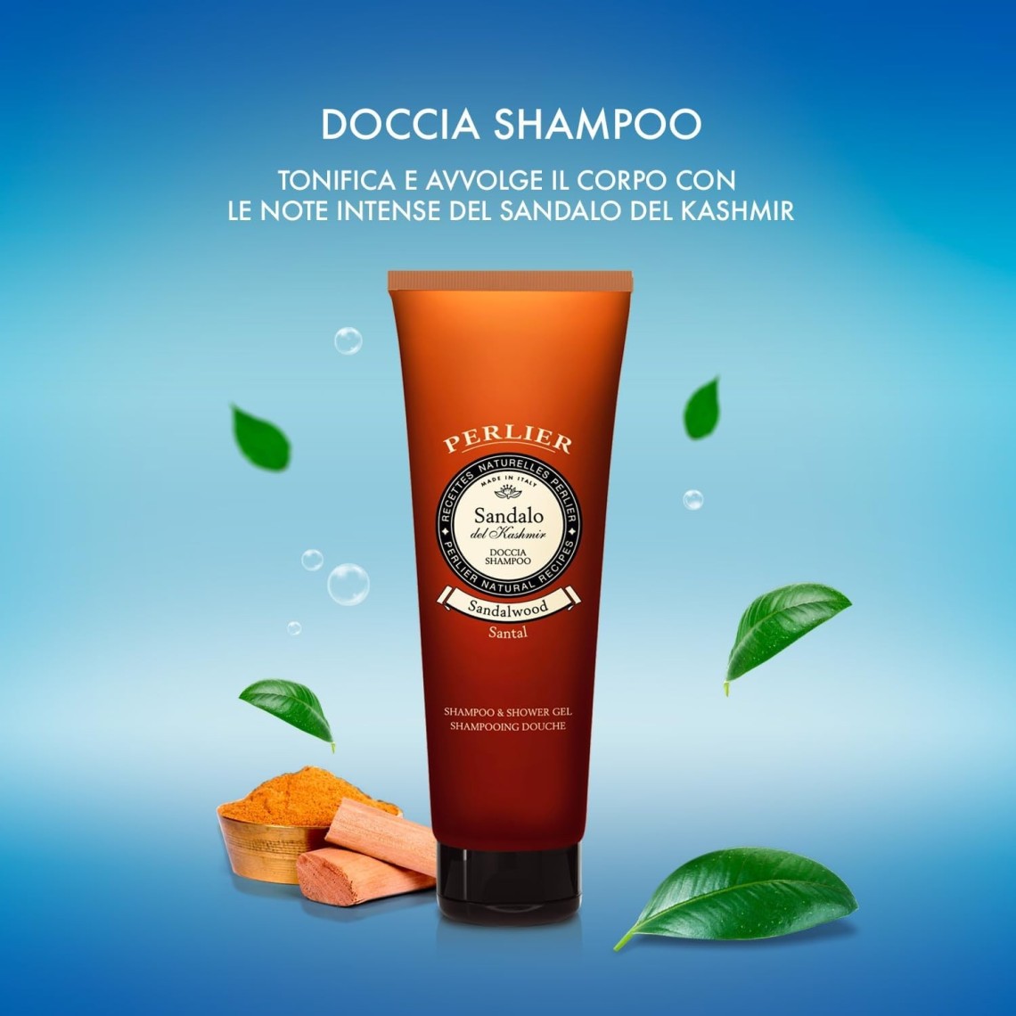 Perlier Sandalo Doccia Shampoo 250ml | Sandalo del Kashmir
