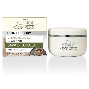 Retinol Complex Crema Multiuso Corpo Idratante Bava di Lumaca 250ml