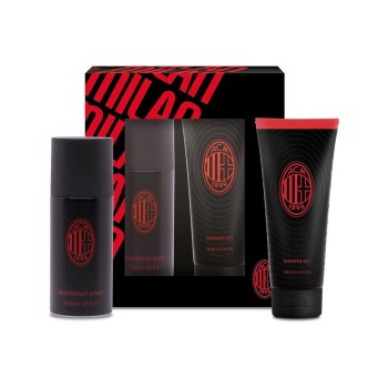 Cofanetto Milan Deodorante + Shower Gel | Regalo AC Milan Ufficiale