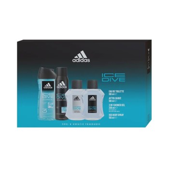 Adidas Ice Dive Cofanetto EDT 100ml | Set Regalo Uomo