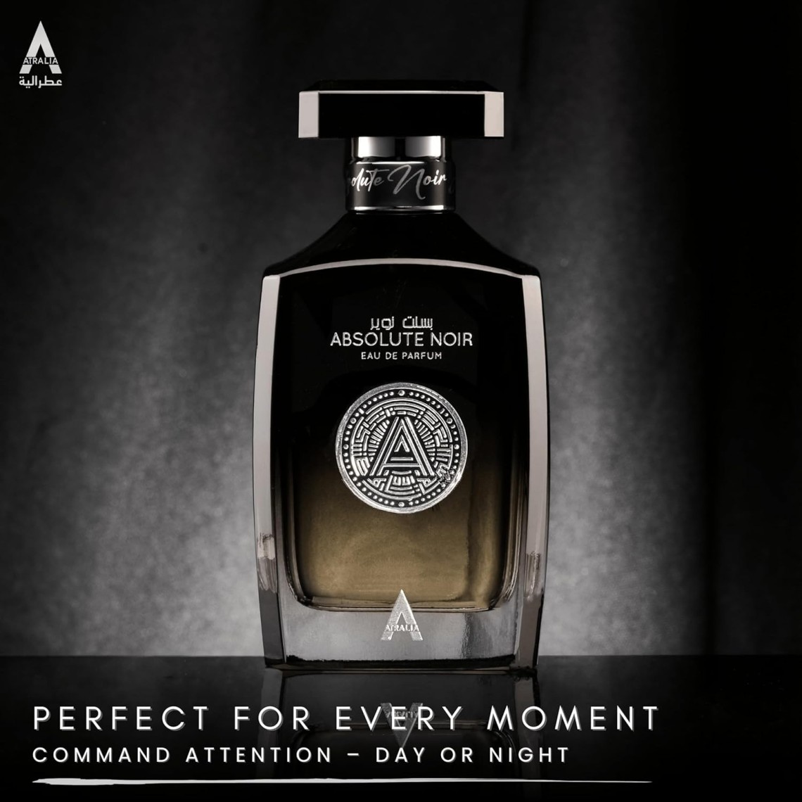 Atralia Absolute Noir EDP 100ml | Fragranza Uomo Legnosa