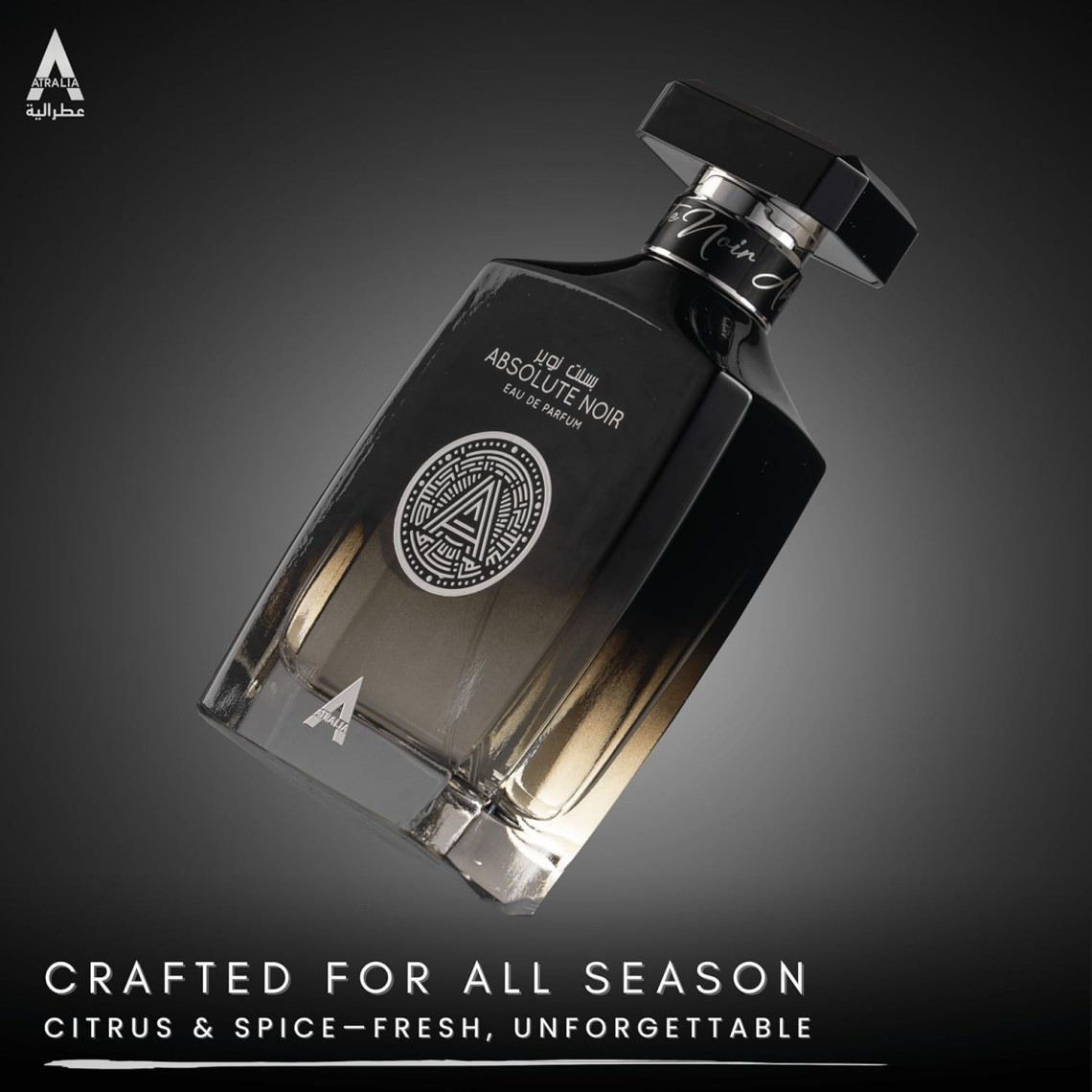 Atralia Absolute Noir EDP 100ml | Fragranza Uomo Legnosa