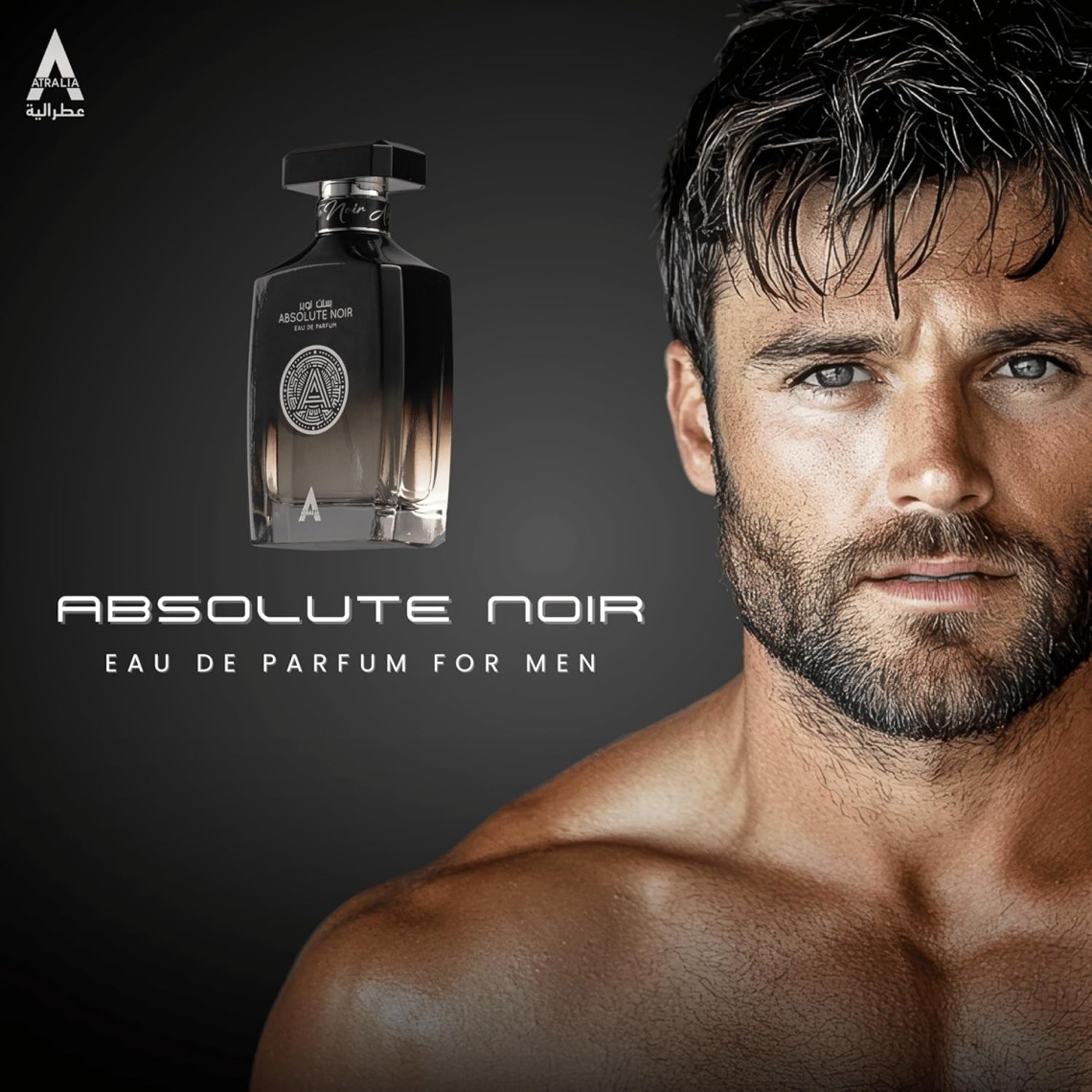 Atralia Absolute Noir EDP 100ml | Fragranza Uomo Legnosa