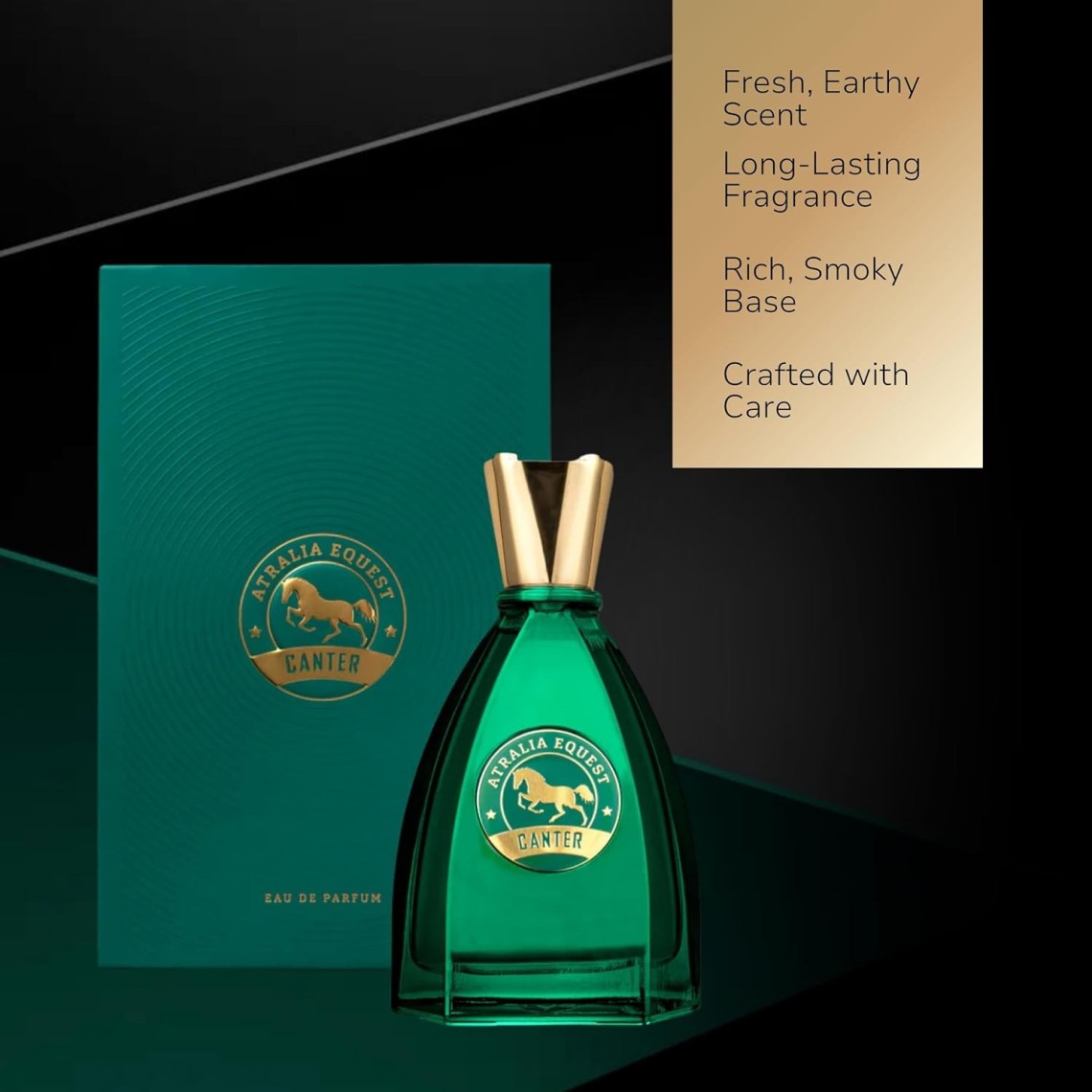 Atralia Equest Canter Eau de Parfum 100ml | Legnoso Affumicato