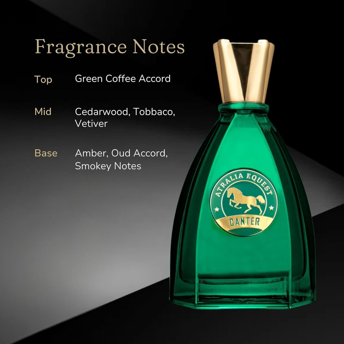 Atralia Equest Canter Eau de Parfum 100ml | Legnoso Affumicato