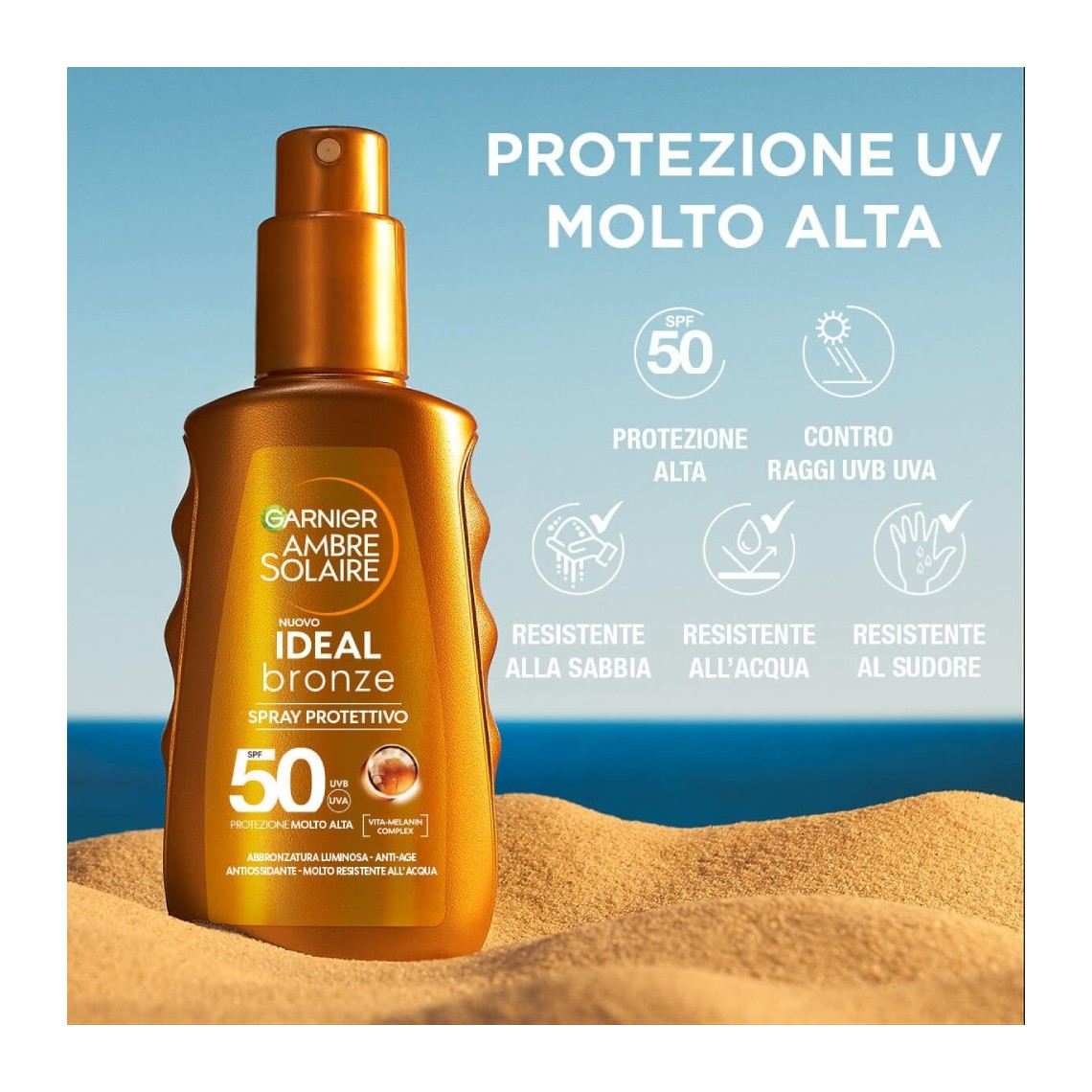 Garnier Ideal Bronze Spray SPF50 150ml | Ambre Solaire